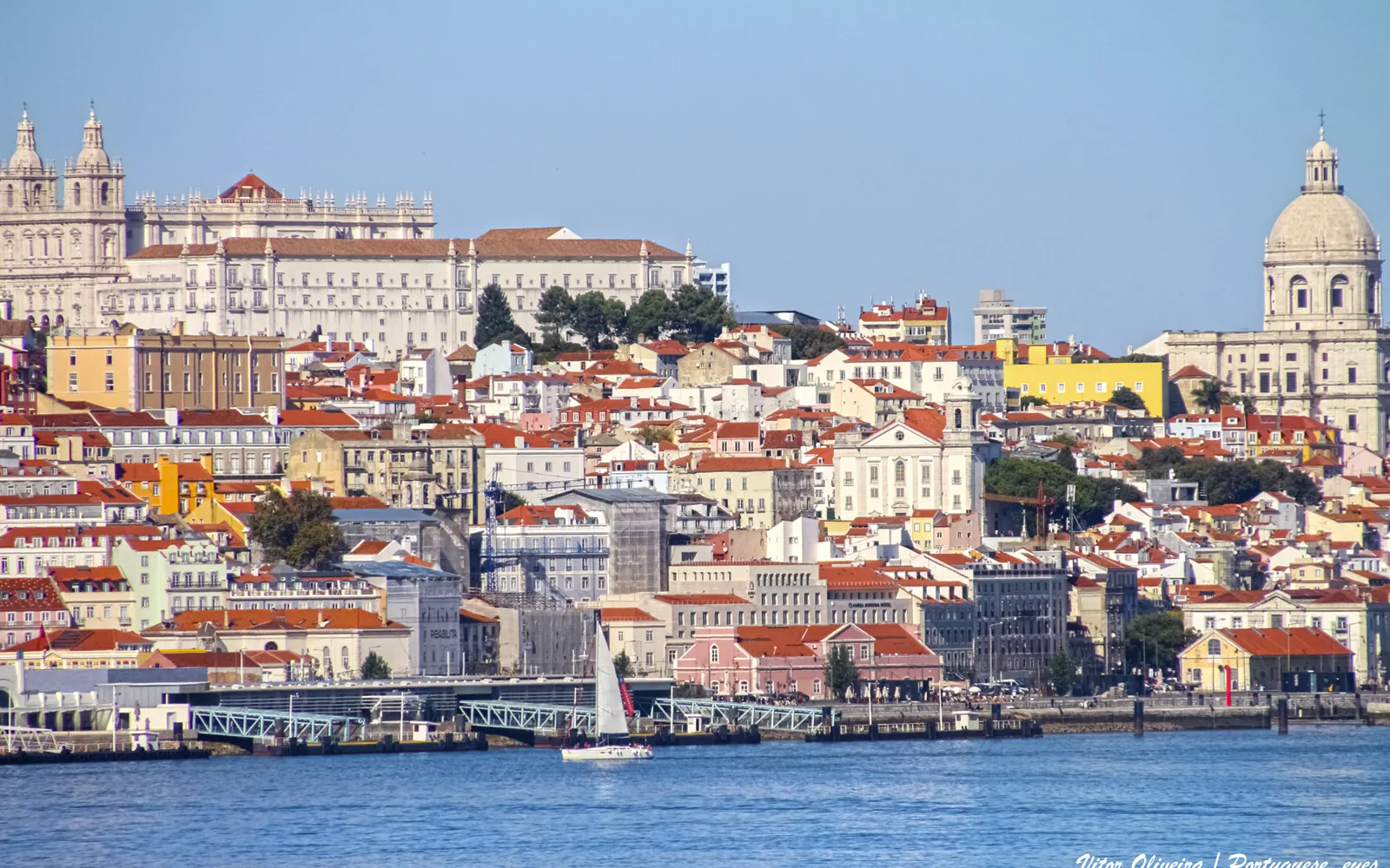 Panoramic view across Lisbon's hills and rooftops