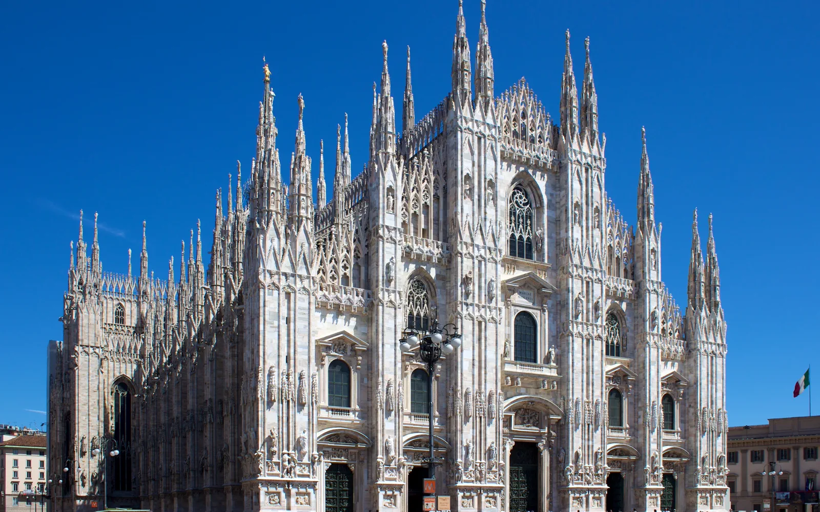 Milan Cathedral viewed from Piazza del Duomo