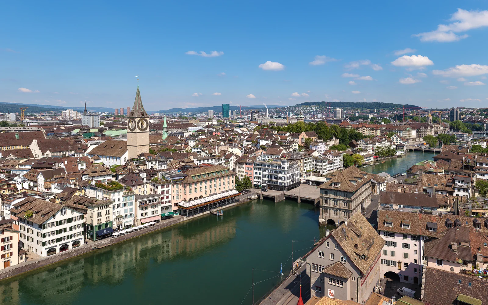 Zürich's old town along the Limmat